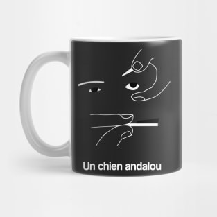 Un chien andalou minimalist art cinema poster design Luis Bunuel Salvador Dali Mug